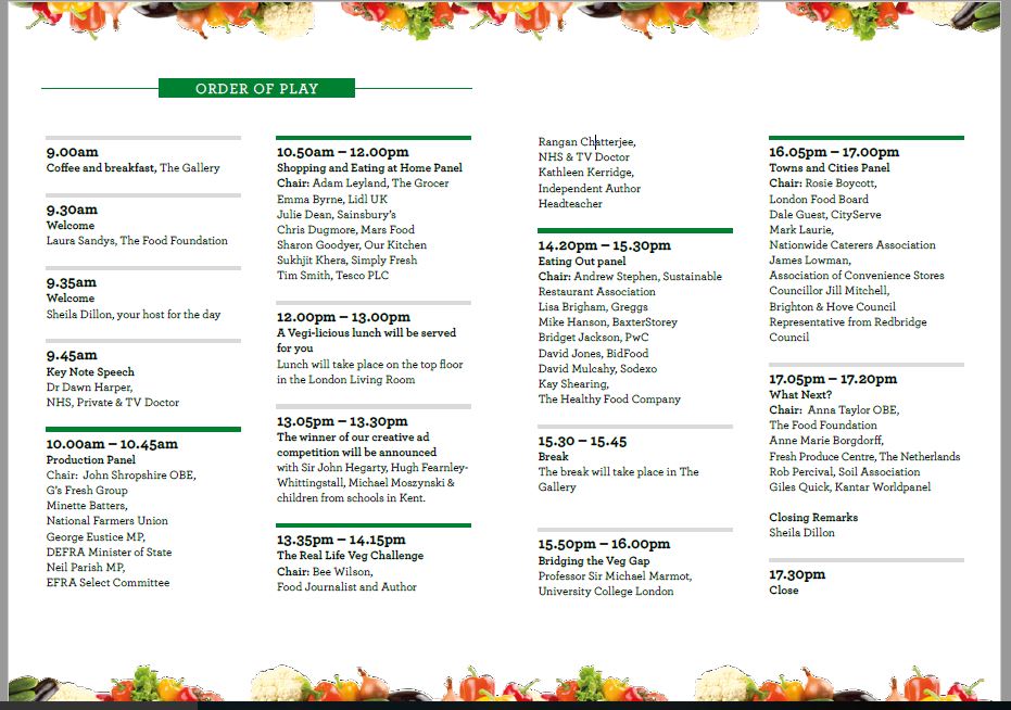 Summit programme