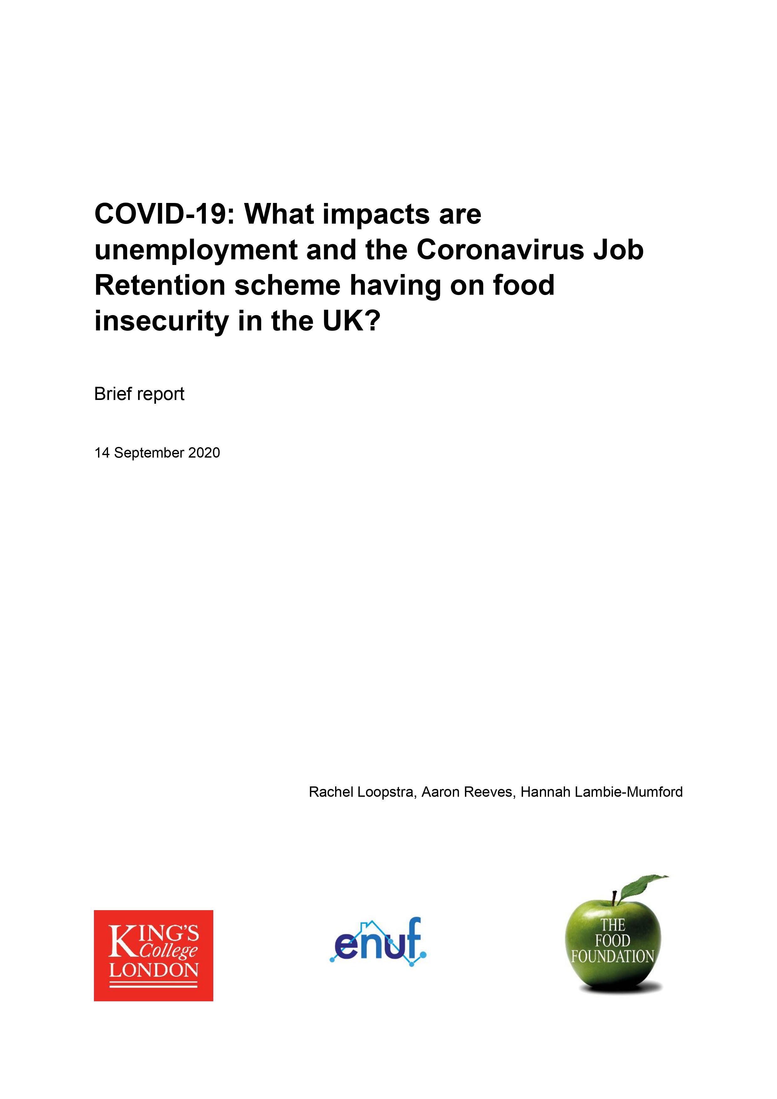 covid 19 unemployment cover
