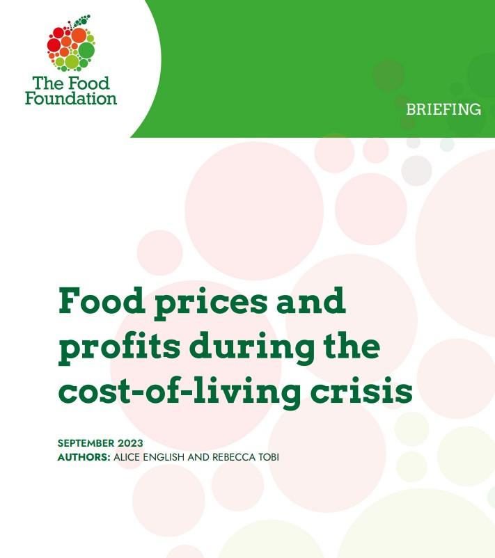 Food Prices and Profits Briefing cover
