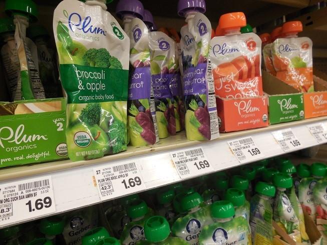 Baby food pouches
