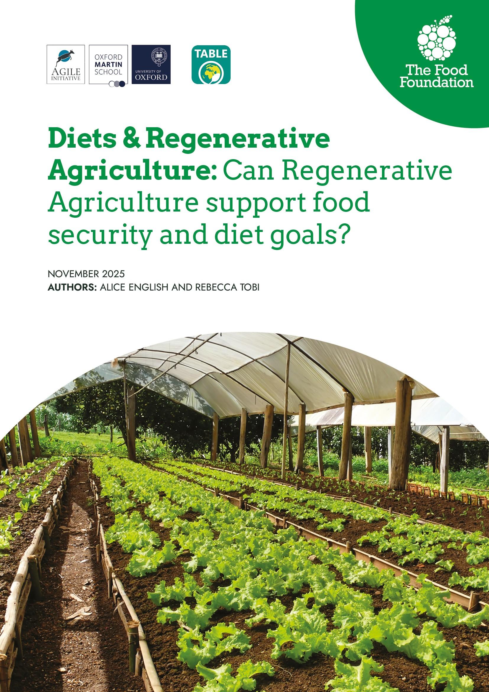 Diets and Regenerative Agriculture report