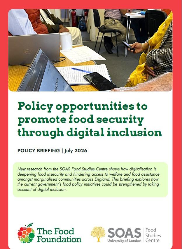Promoting food security through digitalisation report 