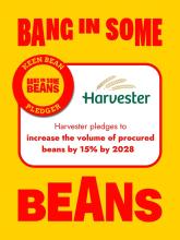 Harvester beans pledge