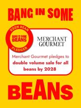 Merchant Gourmet beans pledge