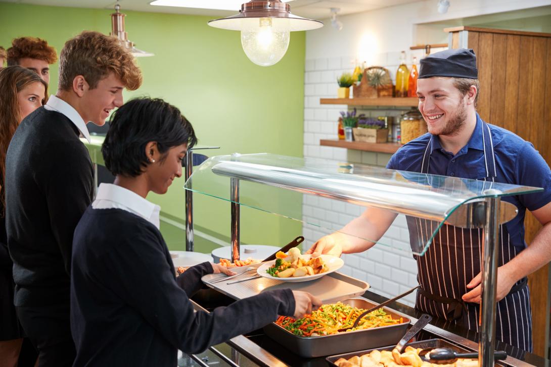 school canteen