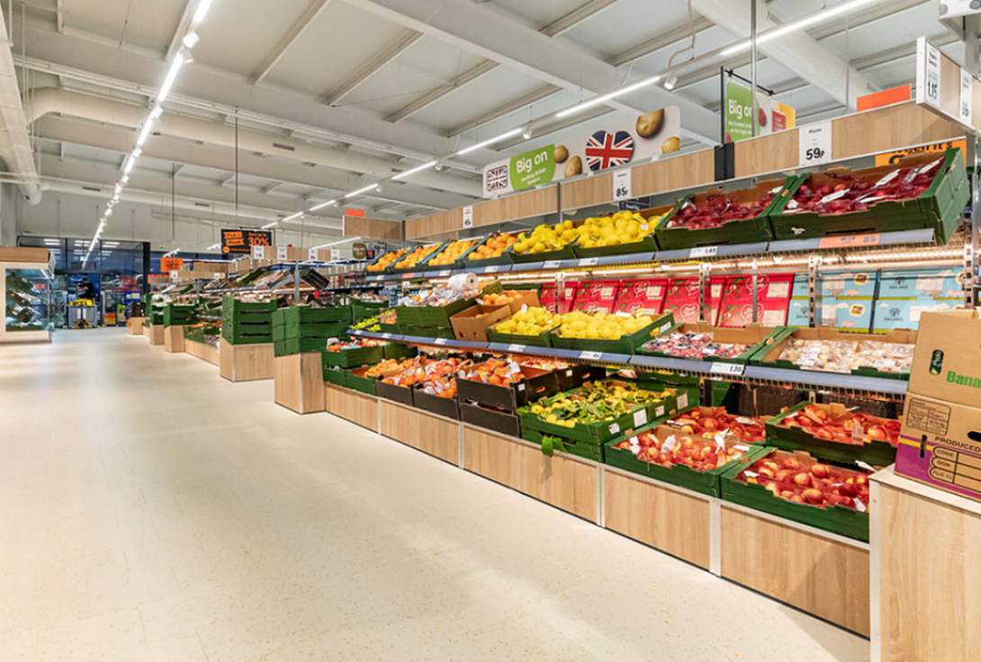 Lidl F&V aisle