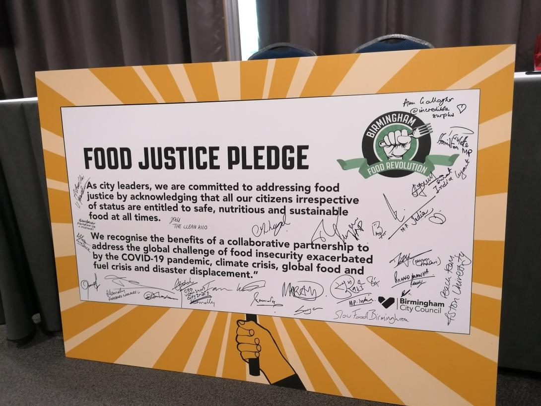The Food Justice Pledge