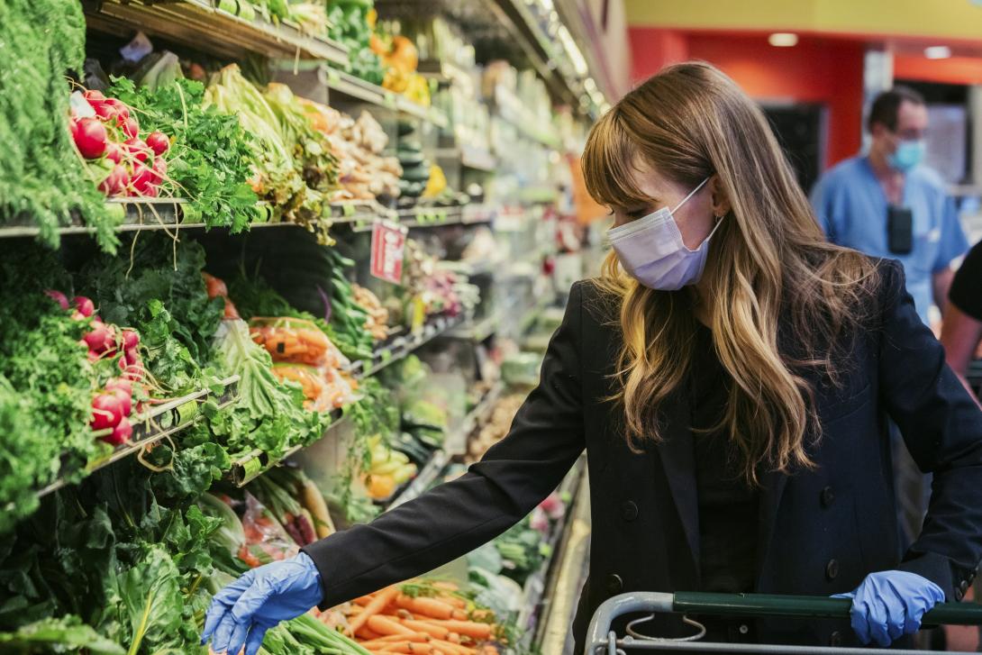 Shopping for vegetables