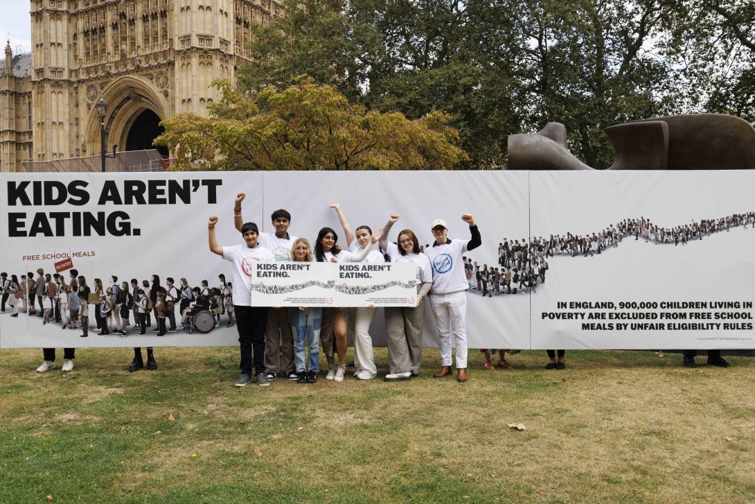 Free School Meals stunt at Westminster